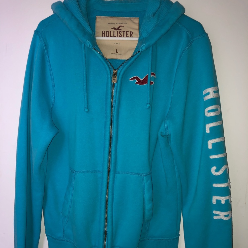 Hollister zip up jacket!